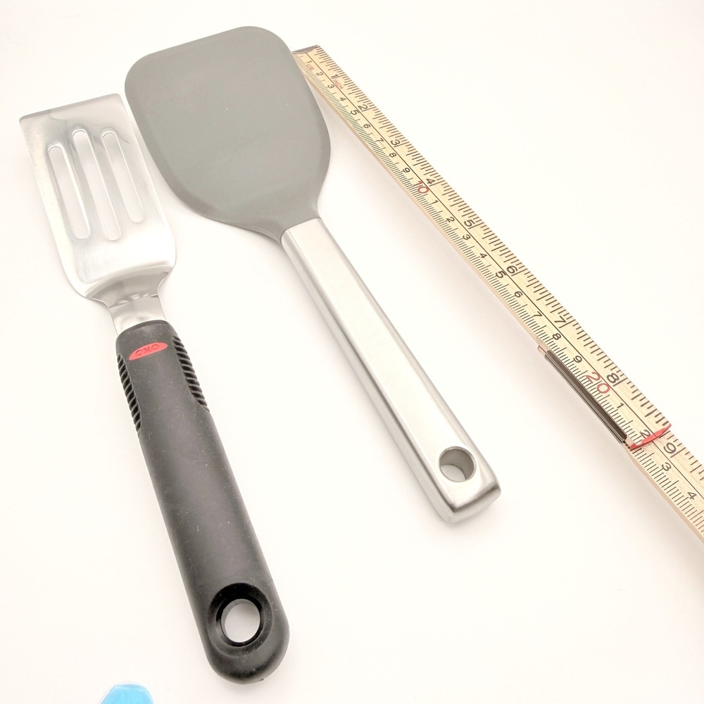 OXO Spatula Set Grey Silver Kitchen Cooking Utensils Tools Travel RV Camping